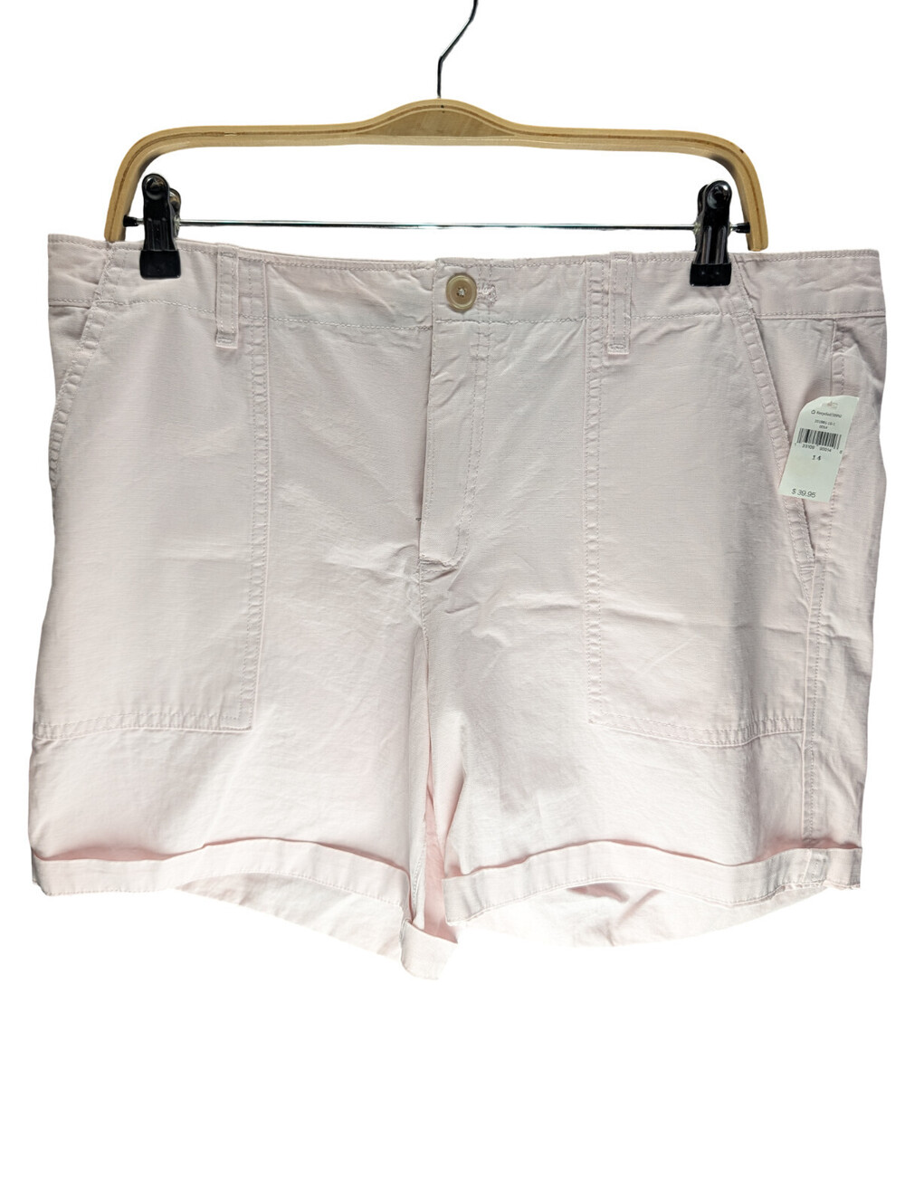 NWT GAP Shorts Chino Utility Patch Pocket Light Pink